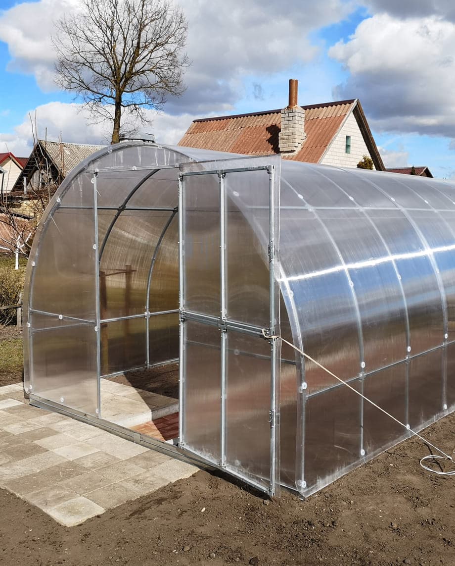 Invernadero Klasika Tube 3m ancho y policarbonato - Productos de Jardín